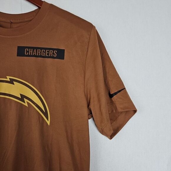 Nike Los‎ Angeles Chargers NFL 2023 Salute To Service Legend Shirt Men's Size S - Picture 4 of 9